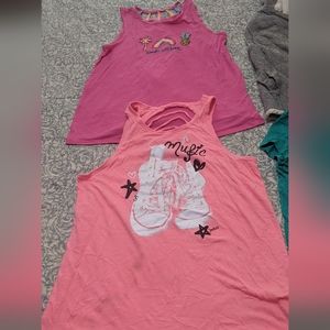 Girls Size 14-18 Lot of Tops and One Vest Name Brands